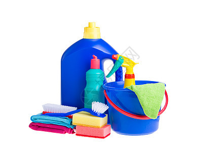 杂类清洁用品打扫手套洗涤剂液体白色家庭产品拖把海绵刷子图片