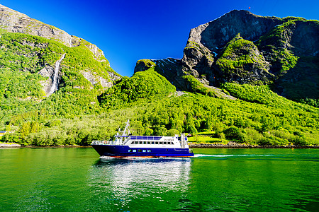 索格涅弗湾海岸旅游峡湾观光国家风景乡村火焰农村森林地区图片