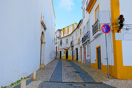 葡萄牙阿尔加沃州拉各斯的古老港口街道遗产瓷砖旅游街景风景假期地标建筑学历史性白色图片