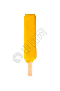 孤立在白色背景上的冰淇淋冰棒甜点奶油水果小吃绿色红色巧克力橙子食物背景图片