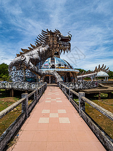 休埃废弃的水域公园地标天空旅行蓝色文化建筑学旅游乐园建筑历史图片