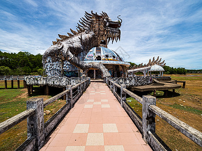 休埃废弃的水域公园乐园建筑地标旅行旅游历史蓝色天空文化建筑学图片