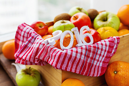 2016年的水果收成 -苹果 橙子 柠檬 基威 香蕉 果实背景图片