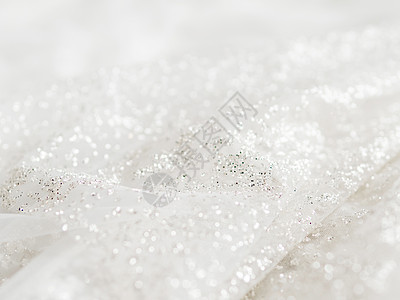新娘白色礼服闪闪发光的亮片 婚礼的新娘传统服装面纱丝绸珠子折叠纺织品火花裙子衣服配饰蕾丝图片