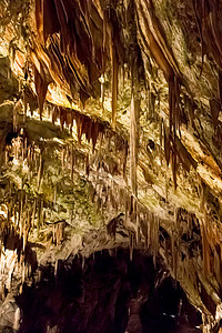 波多吉纳洞穴 斯洛文尼亚 洞穴内形成有石化物和stalagmites地标矿物国家旅行岩石石笋钟乳石旅游编队石头图片