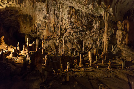 波多吉纳洞穴 斯洛文尼亚 洞穴内形成有石化物和stalagmites火车石笋吸引力地标旅游岩溶编队隧道岩石国家图片