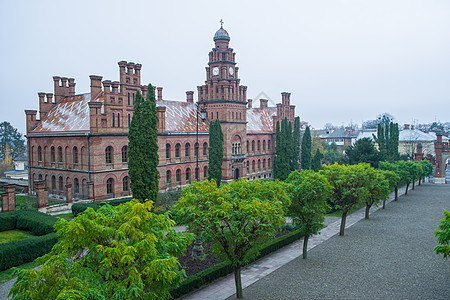 Chernivtsi古代大学大楼图片