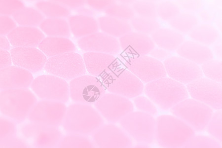 淡淡的玫瑰泡沫塑料质感 抽象的聚苯乙烯泡沫塑料背景 微距特写气泡白色图片