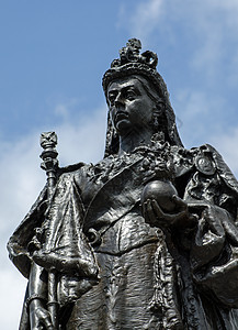 维多利亚王后的头和肩膀 雕像图片