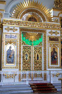 三一伊兹梅洛夫斯基大教堂 生命卫队军团的神圣生命赋予三位一体的大教堂 圣彼得堡图片