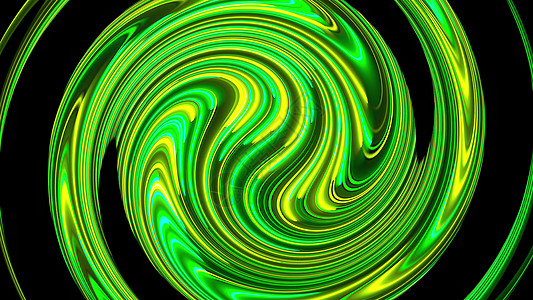 计算机生成的抽象扭曲背景 霓虹色线的 3D 渲染圆形合并螺旋漏斗速度液体曲线旋风线条魔法海浪运动图片