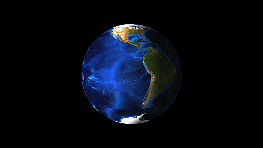 黑暗空旷空间中明亮的地球球体3d 渲染背景计算机生成的背景国家轨道蓝色天文学家具科学行星旋转星云星系图片