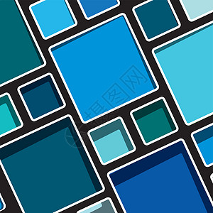 五颜六色的几何现代蒙德里安风格背景蓝色化妆品路口海报美术长方形网格几何学划分图案图片