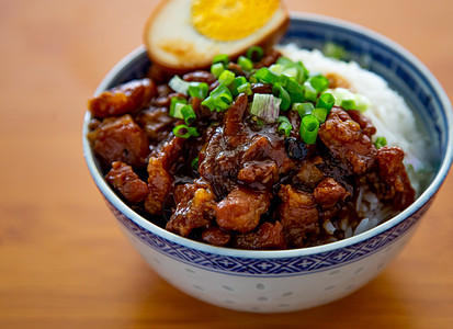 鲜猪肉大米大豆美食蔬菜食物午餐背景图片