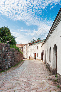 Vyborg城堡内的建筑物 俄罗斯的Vyborg建筑观光旅行建筑学地标路面旅游堡垒图片