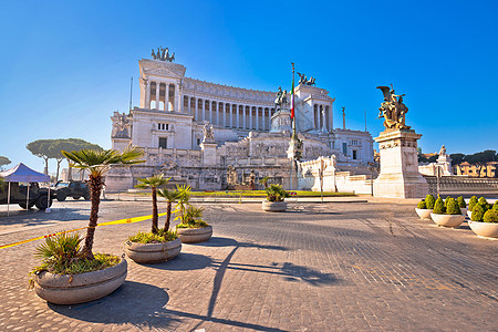 罗马的Venezia广场 罗马的视图图片