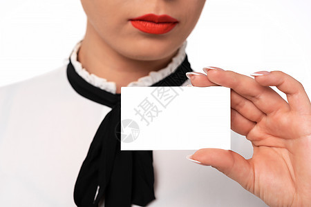 商务卡模板名片成功会议工人女性卡片经理办公室标签工作图片