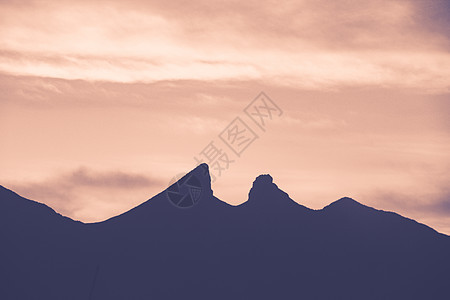 墨西哥蒙特雷著名山峰 墨西哥蒙特雷旅游地方胜地天空图片