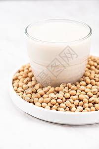 Soy 或 Soya 牛奶 替代的非乳性异教奶类牛奶 Bas植物饮食产品营养玻璃市场饮料食物豆浆生物种子图片