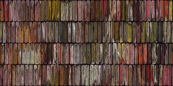 彩色旧彩绘木板背景 风化木板面板纹理套衫棉布针织手工毛衣柔软度纺织品格子织物材料图片