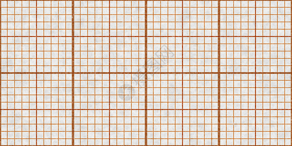 橙色无缝毫米纸背景 平铺图形网格纹理 空内衬图案空白作图数学橙子背景图片