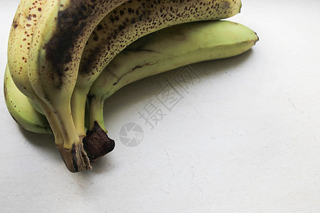 白种背景的香蕉团茶点健康水果美食食物早餐小路小吃节食营养图片