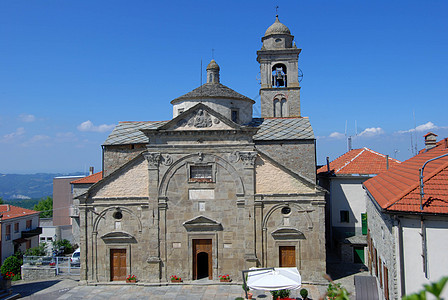 圣玛丽亚安农齐亚塔教堂 罗卡维拉诺     意大利历史性教会建筑建筑学大教堂纪念碑宗教图片