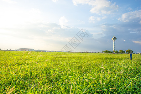 空中交通管制塔日落天空雷达技术飞机场建筑学建筑运输建造方法商业飞机图片