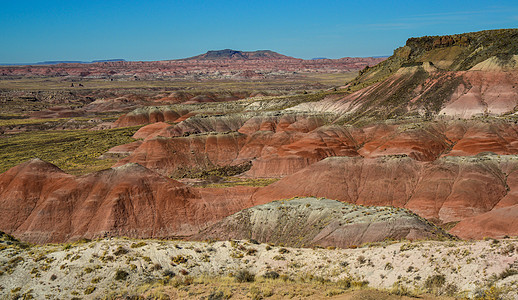 亚利桑那山脉侵蚀地貌彩绘峡谷古生代砂岩悬崖编队沉淀土壤地形地质学图片