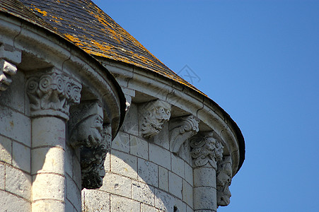 卢瓦尔谷的城堡屋顶图片