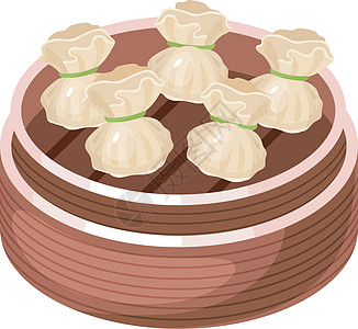 中国点心颜色 ico牛肉包子猪肉标识篮子食物蔬菜餐厅食谱香料图片