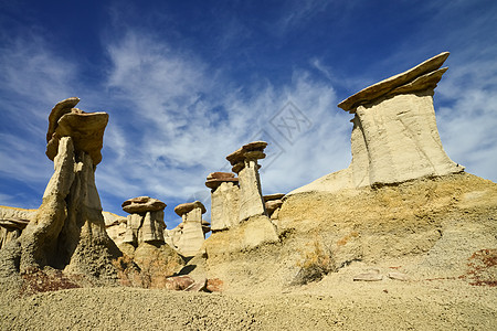 阿希斯莱帕的侵蚀造成的奇异沙岩层烟囱公园国家地区学习地质学荒地砂岩勘探沙漠图片