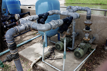 电动泵水安装机械机器建筑工作气体公用事业工厂控制技术图片