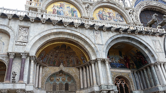 威尼斯圣马可巴西天空教会景观历史性假期历史广场大教堂旅行建筑学图片
