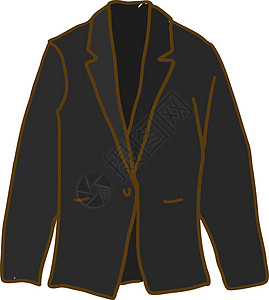 白色背景上的黑色蓝色运动衫服饰拉链袖子插图男性夹克毛衣男人图片