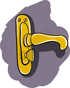 白色背景上的门入口金属安全门把手钥匙房子锁孔圆形插图酒店图片