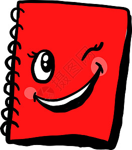 白色背景上的红色小样商业记事本黑色教育创造力笔记本办公室横幅日记图片