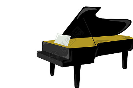 白色背景上的黑色艺术音乐钥匙钢琴爵士乐键盘乐器娱乐音乐会声学图片