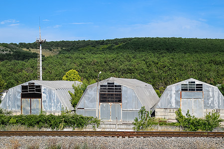 波纹镀锌铁皮机库 施工贮存仓库安全建筑框架墙纸控制板盘子桁架植物图片