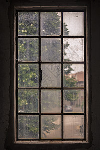 旧窗口细节建筑学石头古董天空教会历史建造文化房子历史性图片