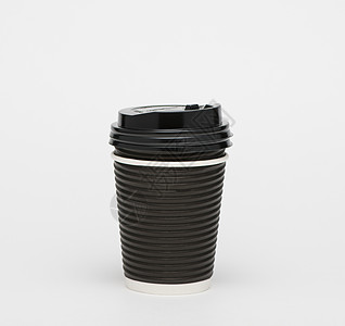 咖啡纸杯阴影咖啡杯杯子拿铁早餐食物咖啡店茶点塑料纸板背景图片