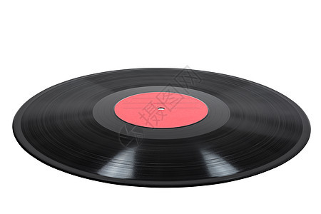 白色背景的乙烯记录塑料黑色圆圈划痕模拟立体声娱乐留声机磁盘专辑图片