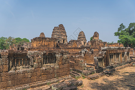古老的吴哥尔柬埔寨暹粒纪念碑高棉语历史宗教收获废墟文化建筑旅游地标图片