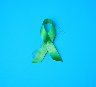 绿色丝带是早期研究和疾病控制的一个象征 (笑声)图片