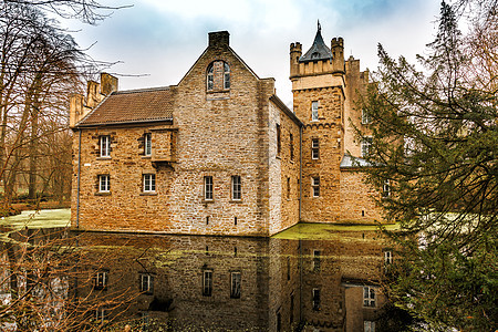 修筑城堡 一个浪漫修建的城堡 从中世纪时代到德国哈根图片