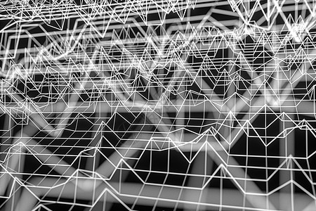 抽象不均匀的背景片段和 lines3d 渲染立方体粒子碎片插图同质床单水泥工业线条粒状图片