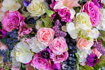 一堆鲜花展示植物玫瑰仪式婚礼墙纸花朵花园礼物花束图片