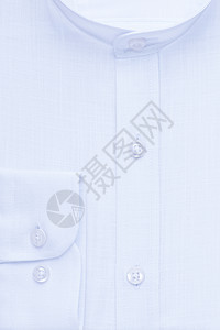 衬衫 顶视图购物袖口服装棉布男性衣服织物折叠袖子白色图片