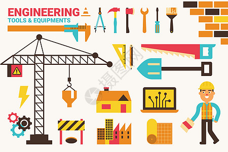 工程概念它制作图案工人齿轮教育力量信息机械图表工作商业工具图片