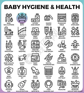 婴儿卫生和健康图片